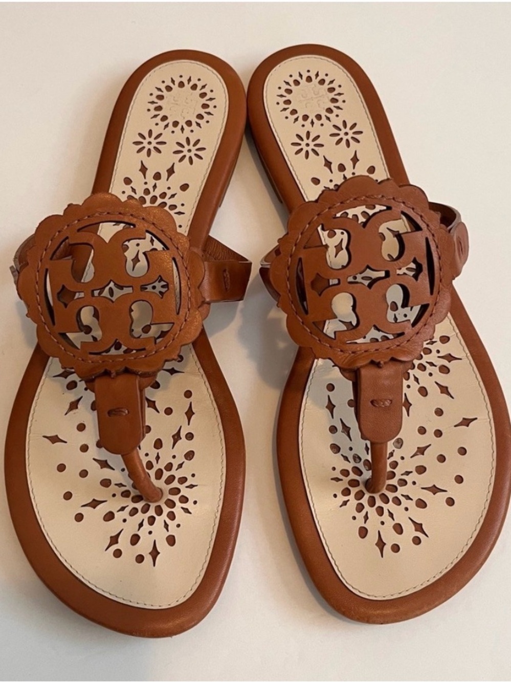 Tory Burch Scalloped Miller Sandals